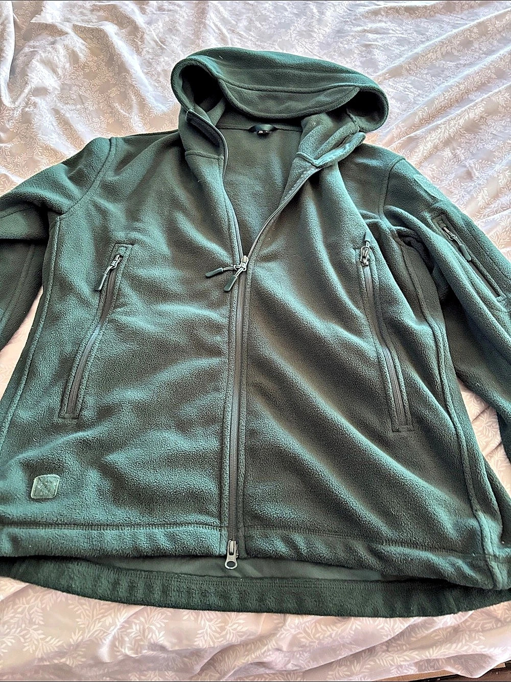 Baerskin Tactical Fleece Hoodie Green Large